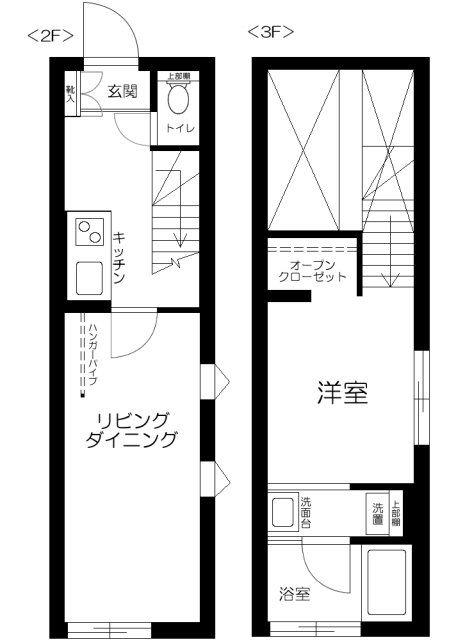 RIVENDELL EBISU(1LDK/2階)の間取り写真