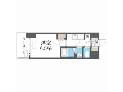 プレサンス DOMECITY コレーレ(1K/4階)の間取り写真
