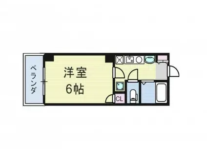 NANIWA 1番館(1K/7階)の間取り写真