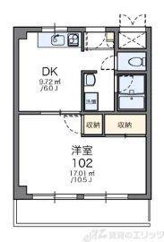 レオパレス康徳ハイツ(1DK/2階)の間取り写真