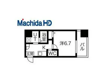 エヌエムキャトフヴァンアン(1K/10階)の間取り写真