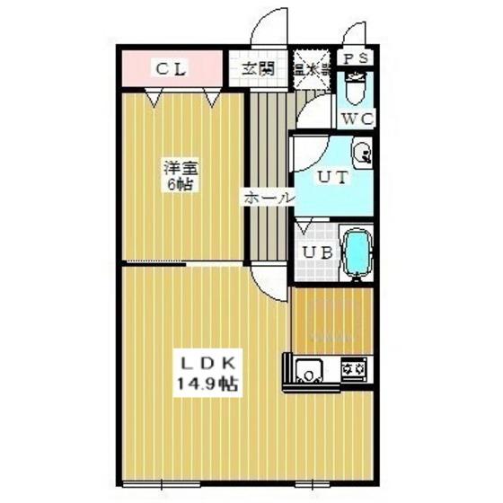 NEXTIII(1LDK/5階)の間取り写真