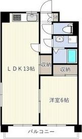 大昂ビル1(1LDK/5階)の間取り写真