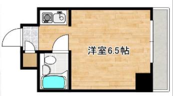 エグゼコート天六(ワンルーム/7階)の間取り写真