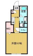 SHANTI COREB(1K/1階)の間取り写真
