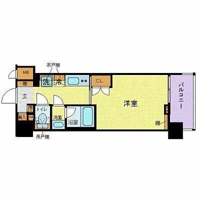 ズーム品川南(1K/7階)の間取り写真