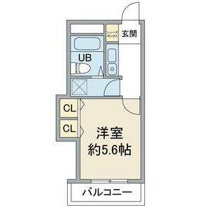 セピアパレスTAKEMI(1K/1階)の間取り写真