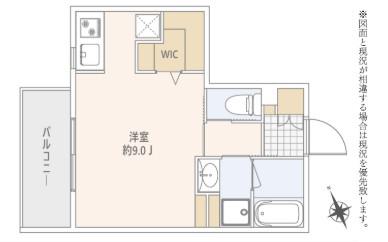 GRANDUO下北沢VIII(ワンルーム/2階)の間取り写真