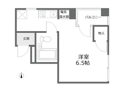 ハイライズ・イン・チトセ(ワンルーム/4階)の間取り写真