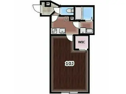 エレ・シャルム墨田(1K/2階)の間取り写真