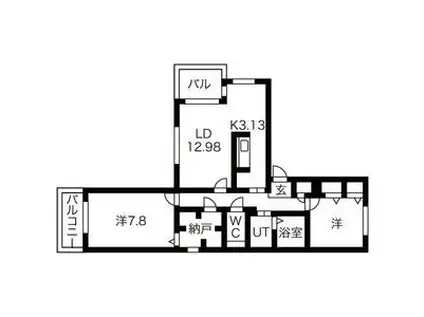 MセレクションステラII(2SLDK/5階)の間取り写真