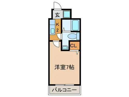 森之宮フォレストガーディアン(1K/3階)の間取り写真