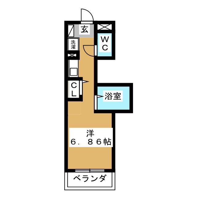 ESPERANCE(ワンルーム/3階)の間取り写真