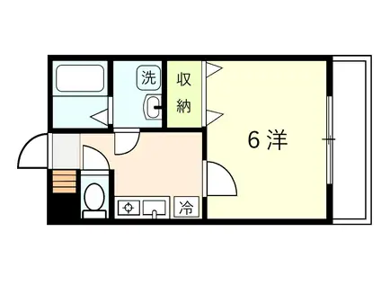 ハイツロニオン(1K/3階)の間取り写真