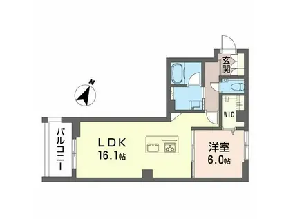 シャン エトワール(1LDK/3階)の間取り写真