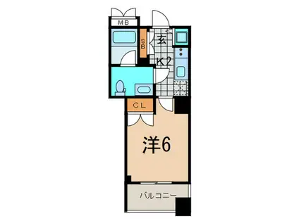 MAISONVISTA渋谷宇田川(1K/5階)の間取り写真