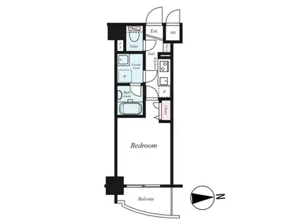 グリフィン武蔵新城・ステーションプラザ(1K/3階)の間取り写真