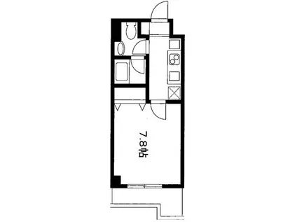 マーサ池上(1K/4階)の間取り写真