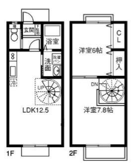 LA MAISON SUNRIMO(2LDK/1階)の間取り写真