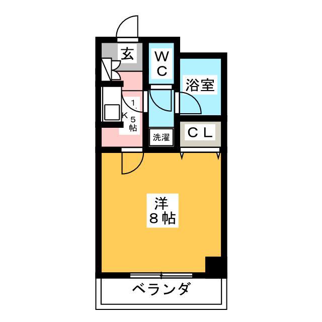 パレス大塚(1K/3階)の間取り写真