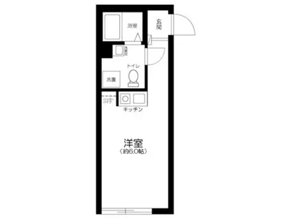 KMS COYO西日暮里(ワンルーム/2階)の間取り写真