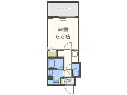S-RESIDENCE新大阪RIDENTE(1K/10階)の間取り写真