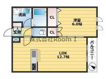 ヘーベルメゾンKII 旭化成ヘーベルメゾンHEBEL HAUS(1LDK/1階)の間取り写真