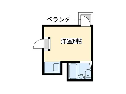 アクティー十三(ワンルーム/5階)の間取り写真