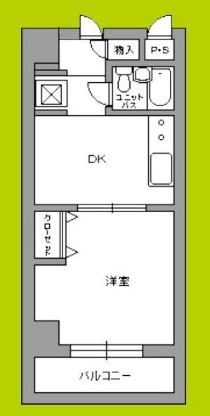 クリテリオン新大阪(1DK/3階)の間取り写真