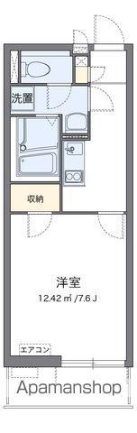 クレイノライズ日吉(1K/1階)の間取り写真