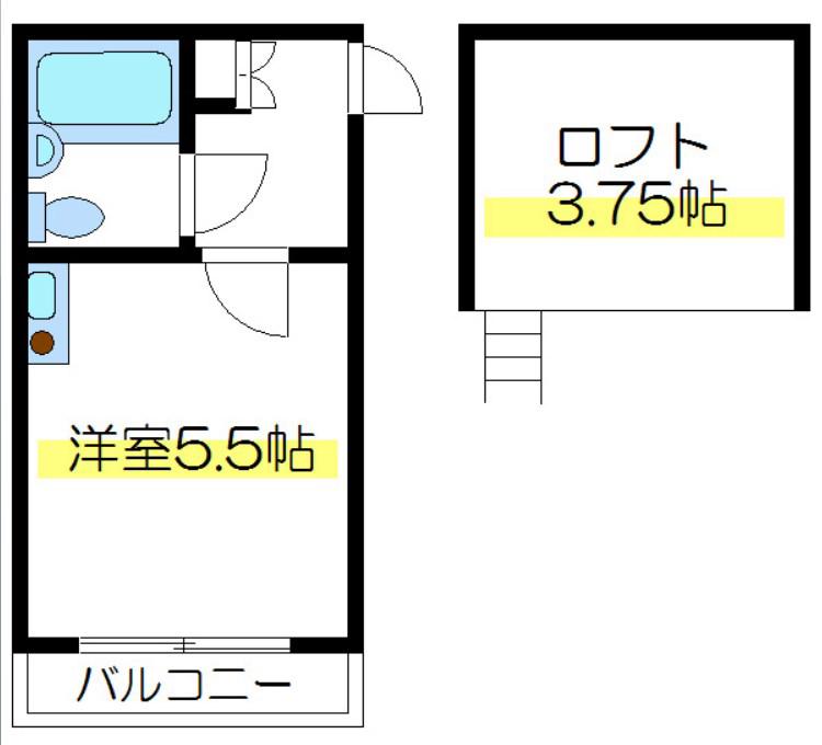 OKKORARA小岩NO.2(ワンルーム/1階)の間取り写真