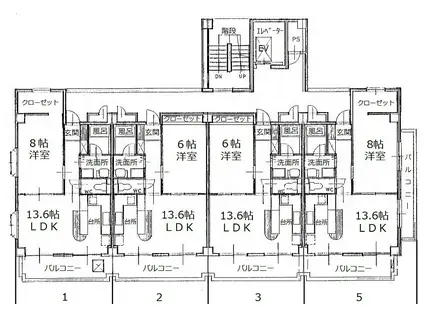 クオリティハイツZAO (1LDK/3階)の間取り写真