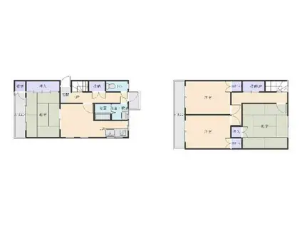 プラザエム25号(4LDK/3階)の間取り写真