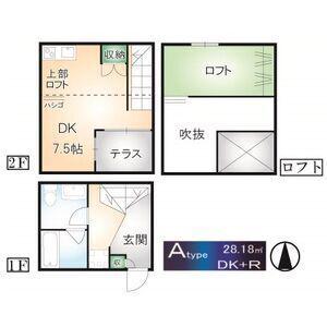 ラフォーレ(1DK/1階)の間取り写真