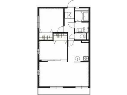 リブリ・アフィニティ(2LDK/2階)の間取り写真
