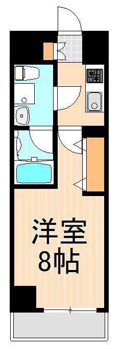 MA-RO SENJU CREST TAPP(1K/11階)の間取り写真