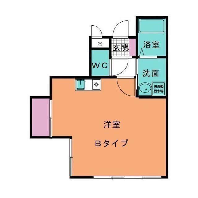 サンエール新宿(ワンルーム/3階)の間取り写真