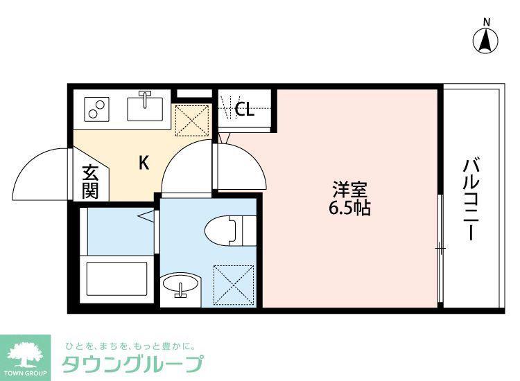 コンフォートメゾン蕨(1K/3階)の間取り写真