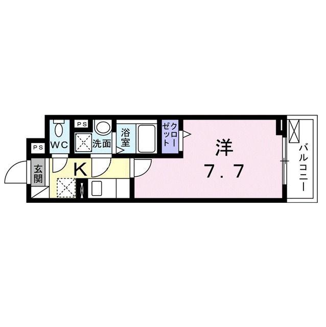 カミーノ・デ・日暮里(1K/3階)の間取り写真