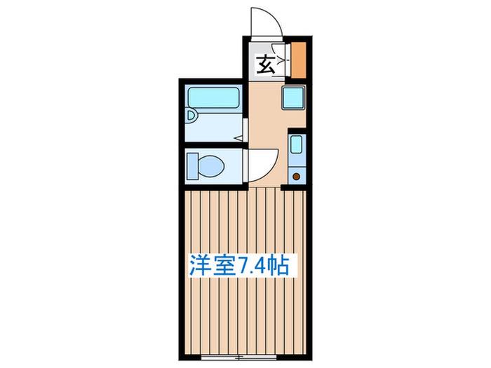 SFORZO(ワンルーム/2階)の間取り写真