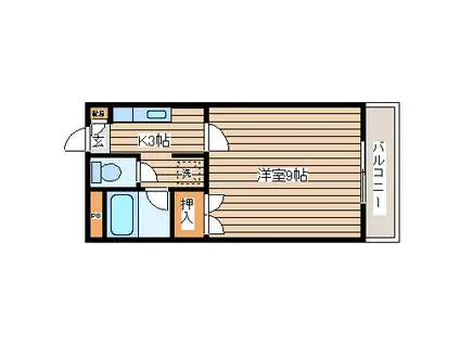 アトレー成田町(1K/2階)の間取り写真