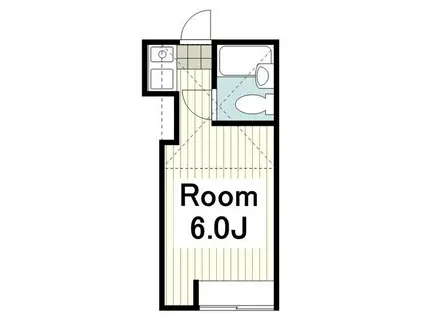 ネオステージ蒔田(ワンルーム/1階)の間取り写真