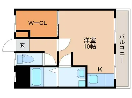 MARUICHISOU(ワンルーム/3階)の間取り写真