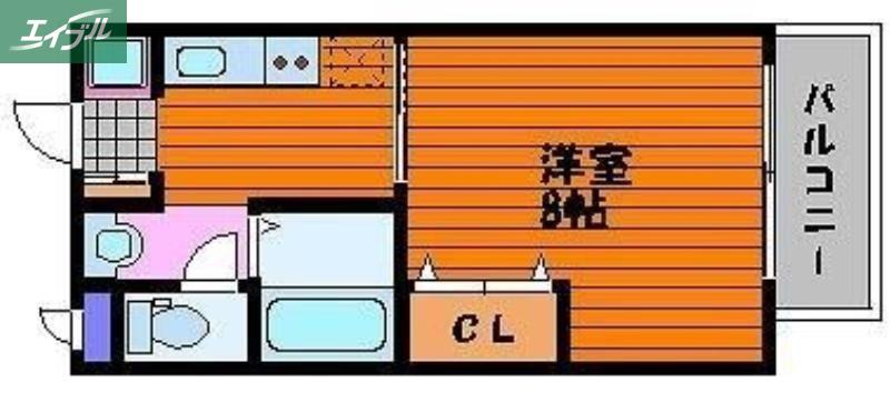 アーバンネット新屋敷(1K/1階)の間取り写真