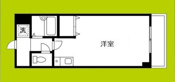 MS OGU(ワンルーム/6階)の間取り写真