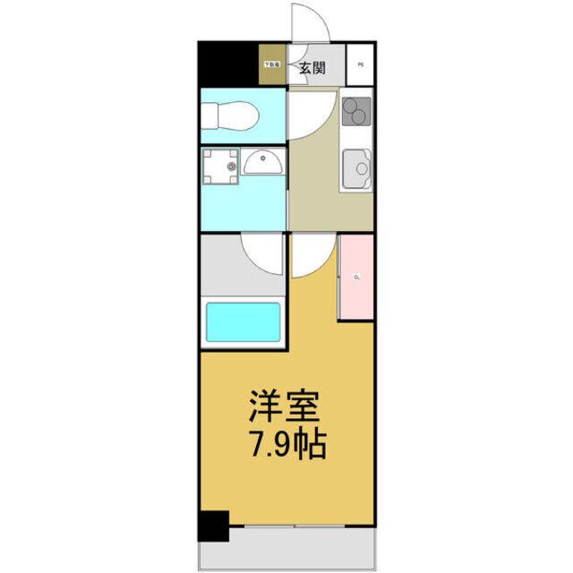 S-FORT熱田六番(1K/7階)の間取り写真