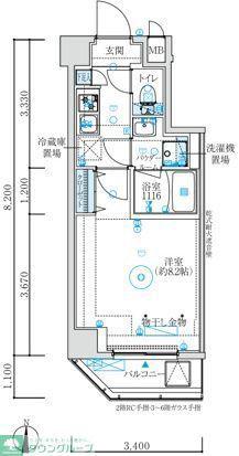 MAXIV練馬TRE(1K/3階)の間取り写真