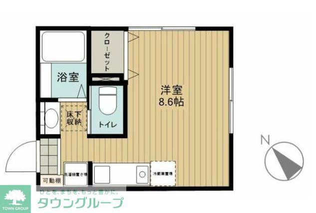 ラーク町田II(ワンルーム/3階)の間取り写真