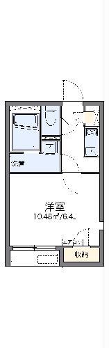 レオネクスト舎人(1K/2階)の間取り写真