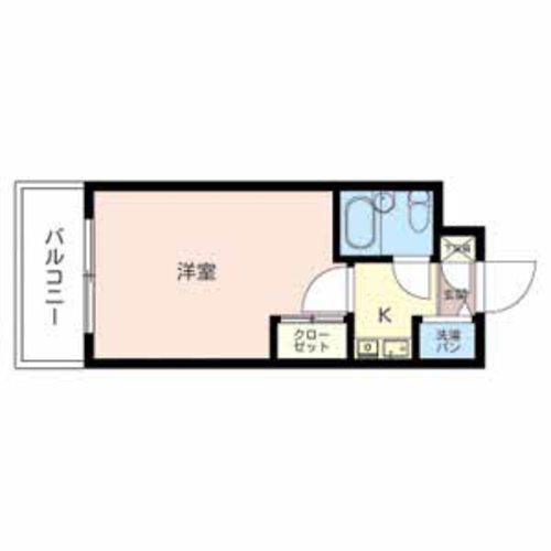 ベルトピア手柄V(1K/4階)の間取り写真